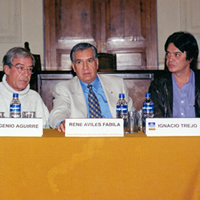 Euganio Aguirre, René Avilés Fabila e Ignacio Trejo Fuentes