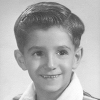René, a los 7 años de edad (1947)